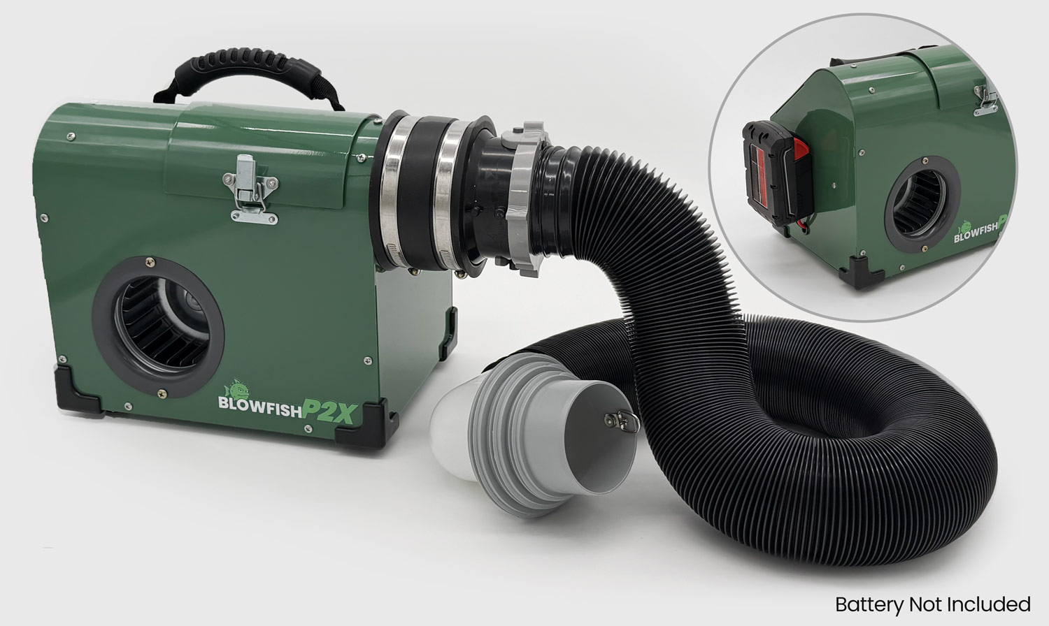 P2X Plumbing Smoke Blower - Pellet Based